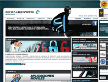Tablet Screenshot of akkuarios.com